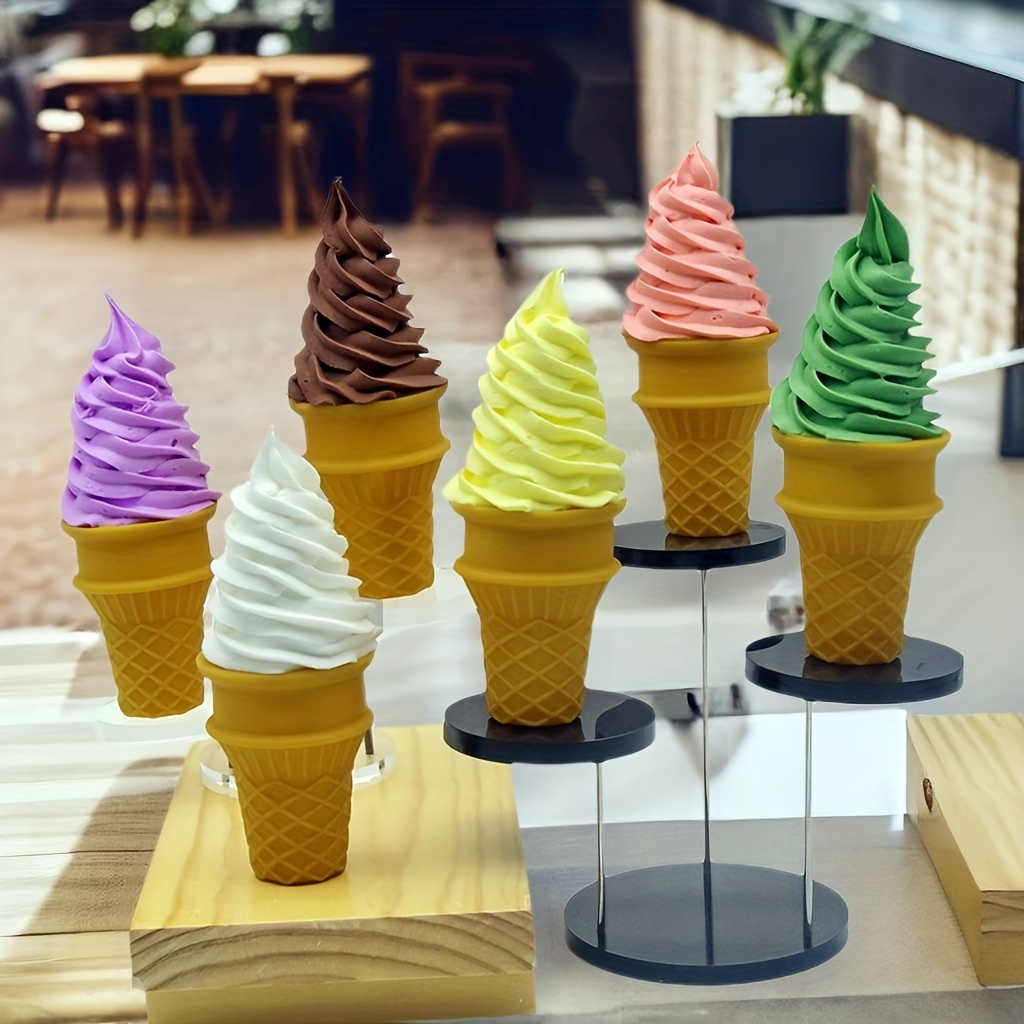 New Summer Ice Cream Tools With Wooden Sticks - Temu