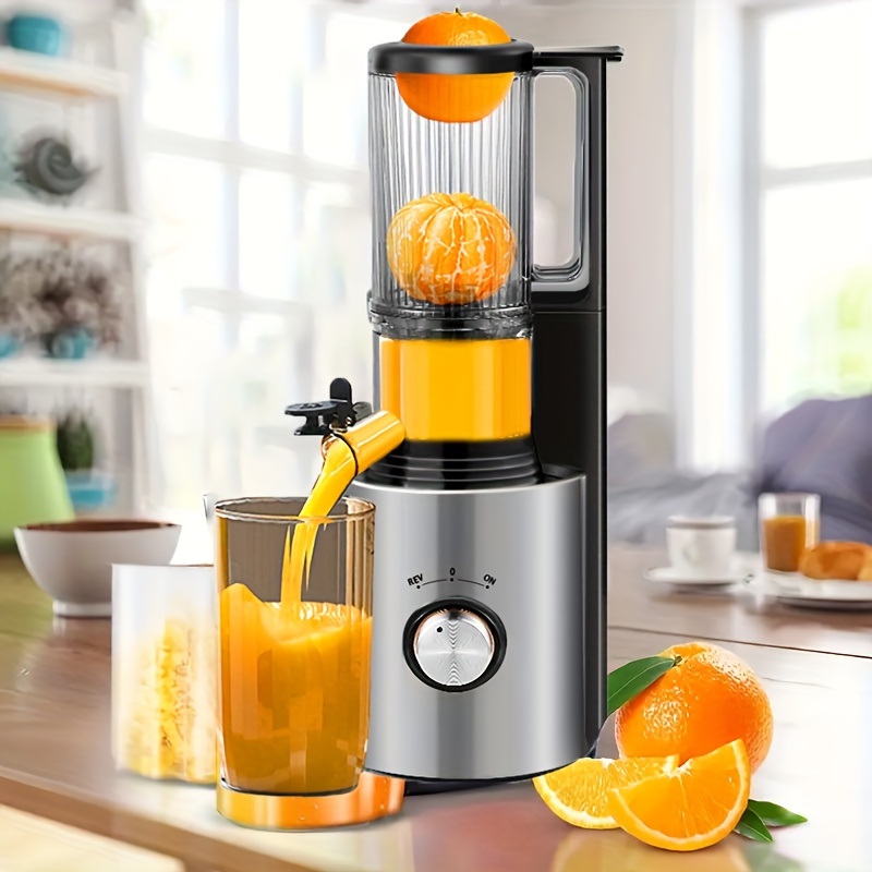  Exprimidor automático de gran calibre Exprimidor eléctrico  multifuncional de frutas y verduras (color : gris) : Hogar y Cocina