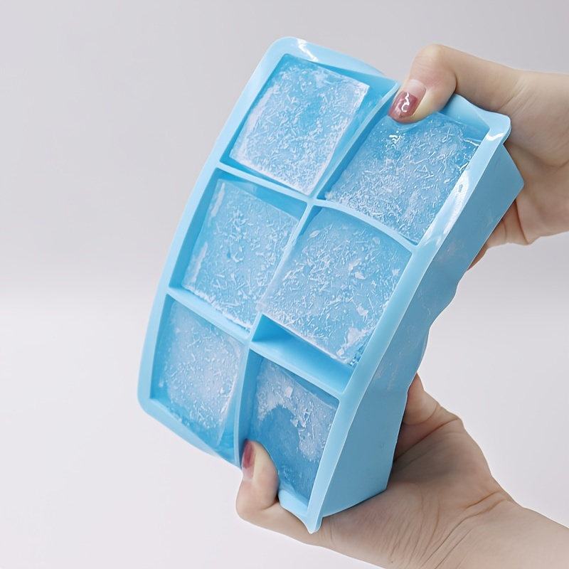 Large Silicone Ice Cube Trays Easy release No Leakage - Temu