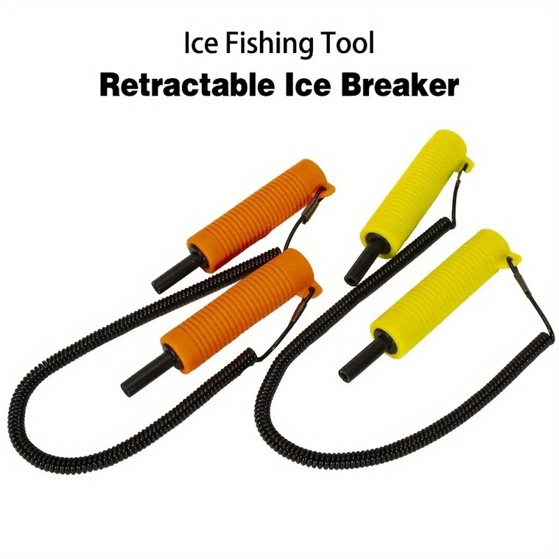 Ice Fishing Claw Ice Awl Fishing Breaker Drill Ice Fishing Pick Chisel  Safety Life Saving Hand