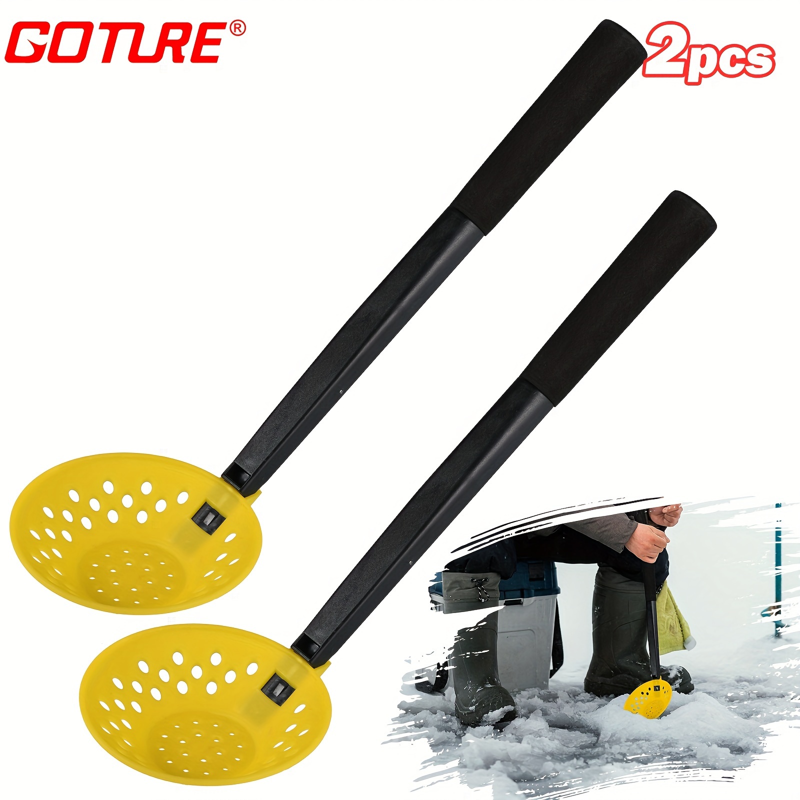 Fishing Safety Rescue Ice Cone Portable Retractable Ice Awls - Temu