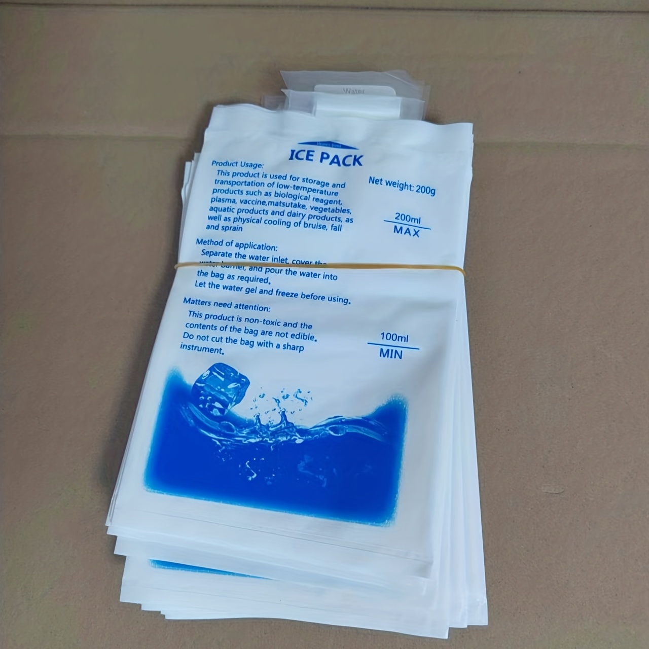 PCM Cold Icy Pack for Plasmas Vaccine Transport Freezer Pack