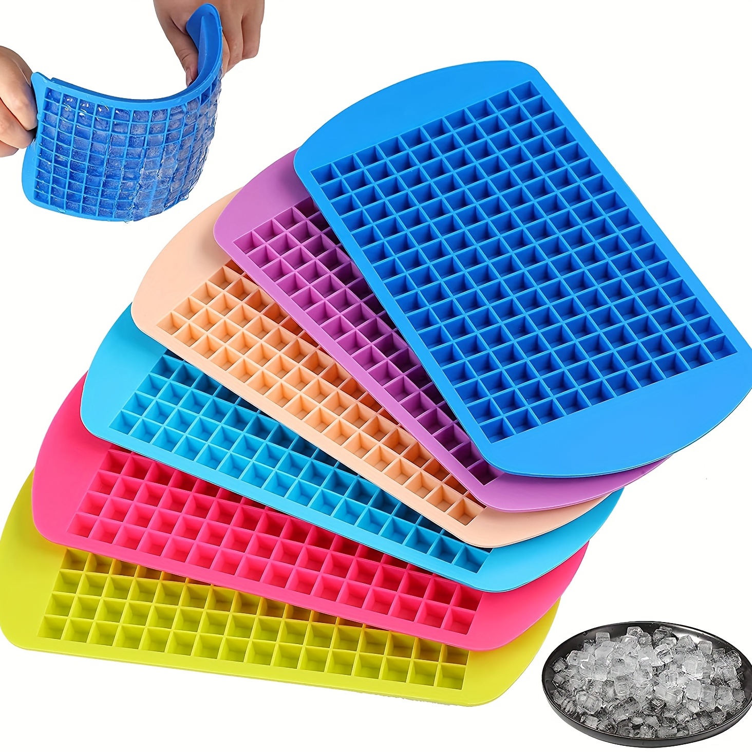 Silicone Ice Cup Freezing Ice Cube Mold Round Ice Tray Home Ice Bucket Ice  Chip Maker