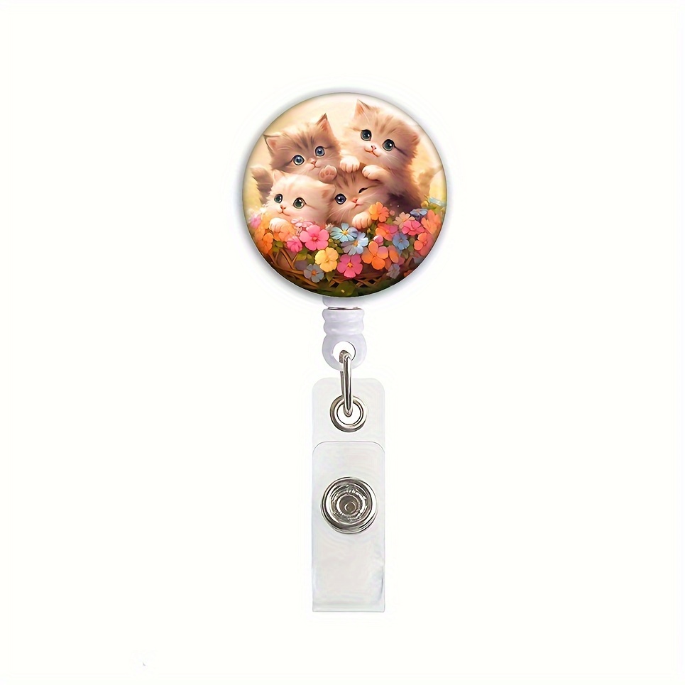 Mad Kitty Badge Reel Cat Badge Reel Nurse Gifts Swivel Clip Badge Badge  Pull Badge Holder Lanyard Badge Reel Belt Clip -  Canada