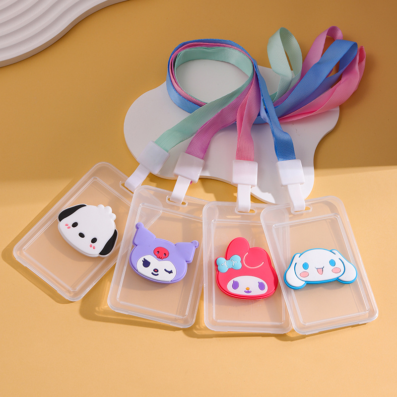 Ghost Kitty Kpop Photocard Holder Keychain, Korean Photo Frame