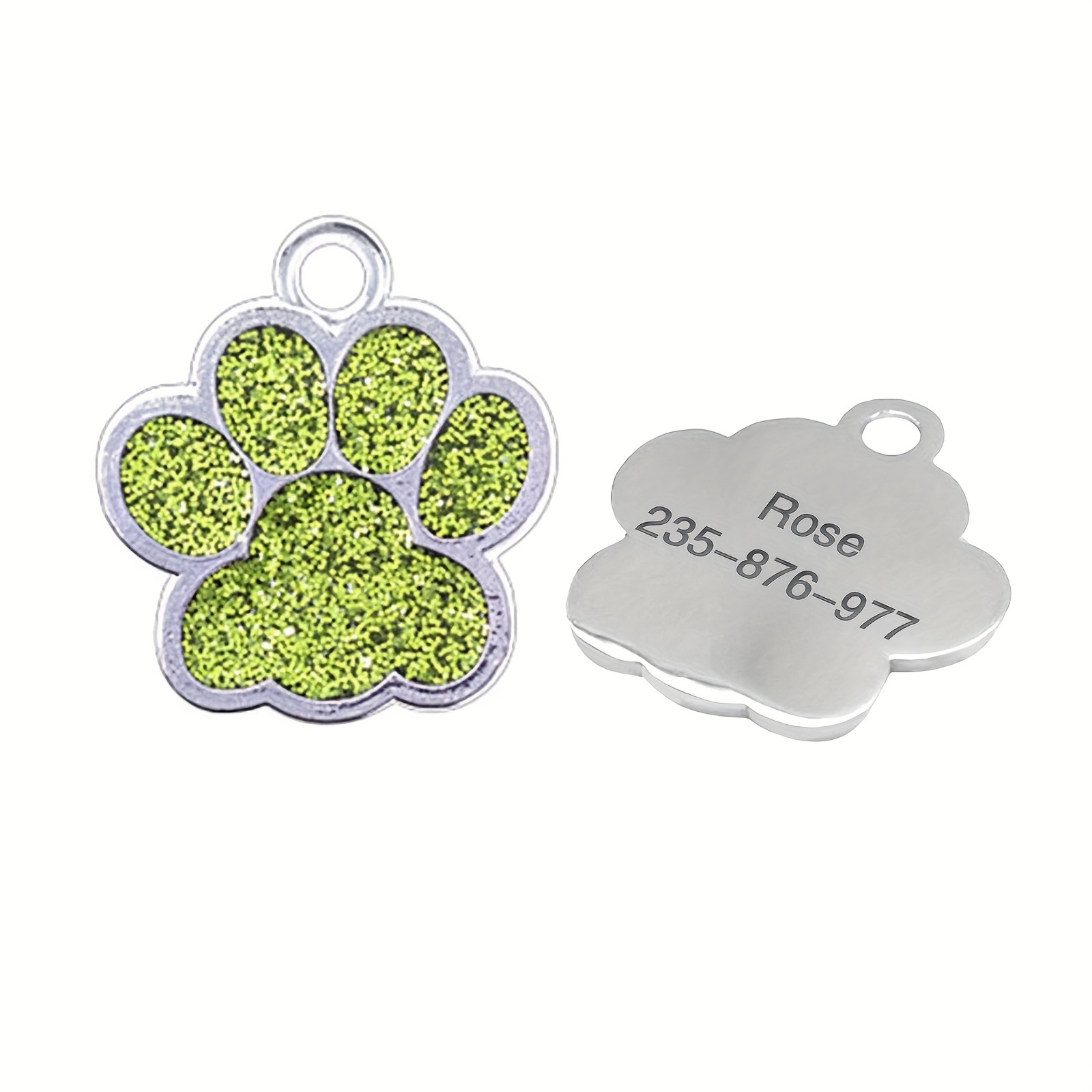 Personalized Dog Tags Custom Engraved Name Military Tag - Temu