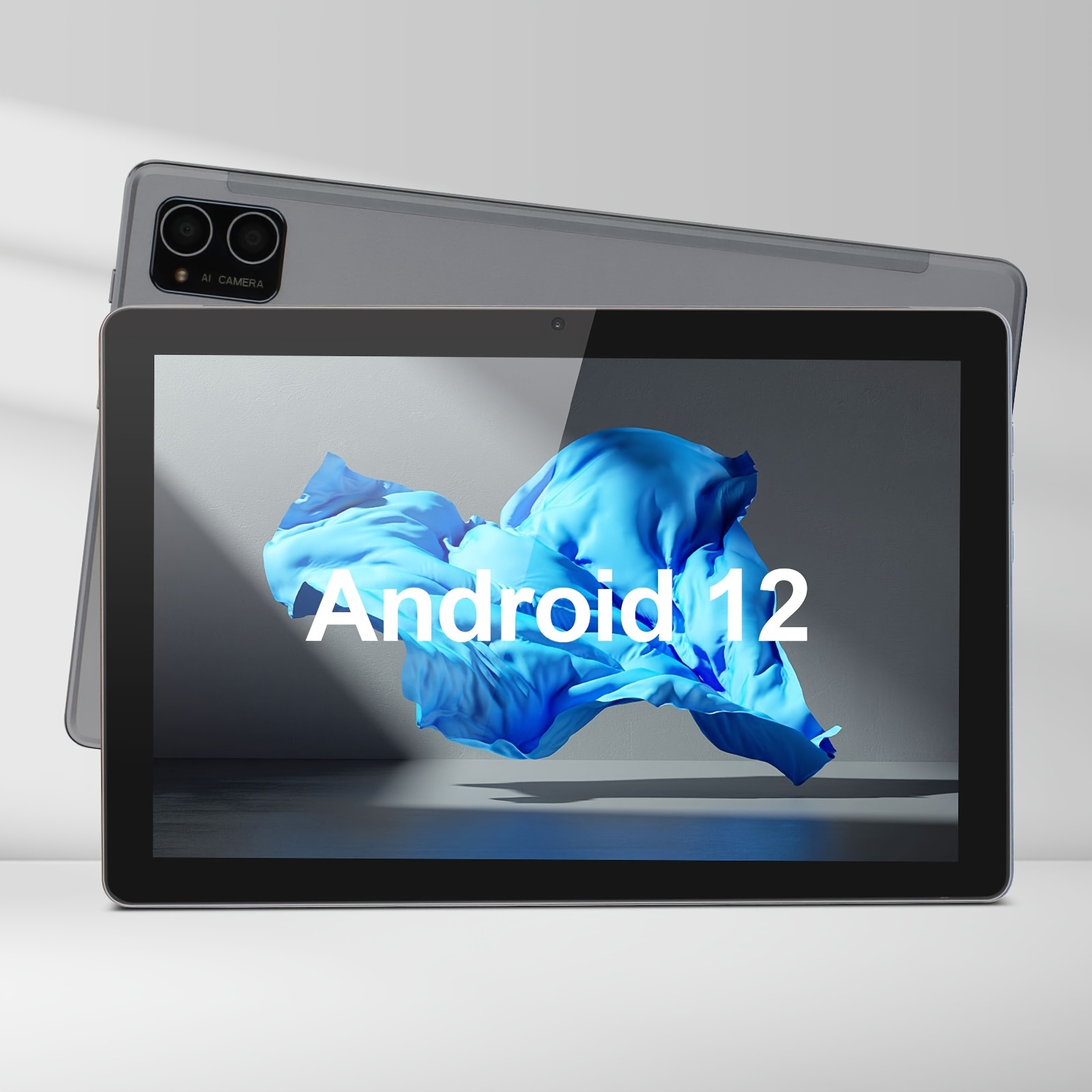 Tablet Android 12 2024, 128GB+16 (8+8 expandir) GB/512GB expandible,  tableta Octa-Core con WiFi 5G, batería de 8000mAh, tableta de 10.1 pulgadas  con