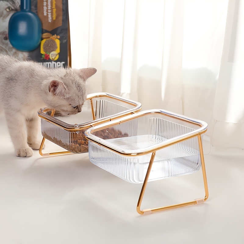 Ciotola per gatti bamboo a forma di musetto gatto – Pets And The City