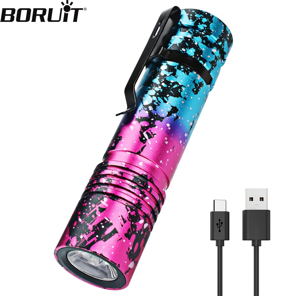 Boruit A76 Super Bright Flashlight Zoomable Rechargeable - Temu