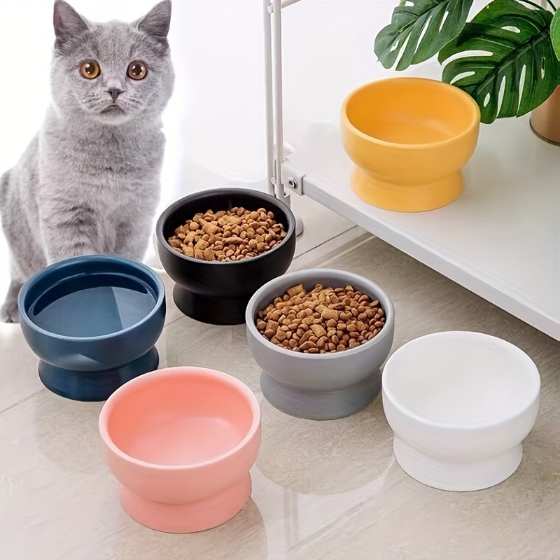 Creativity Fish Shape Ceramic Cat Dog Puppy Feeding Bowl Dish Stand No  Spill Pet Food Water Feeder Cats Small Dog Pet Bowl - Cat Bowls - AliExpress