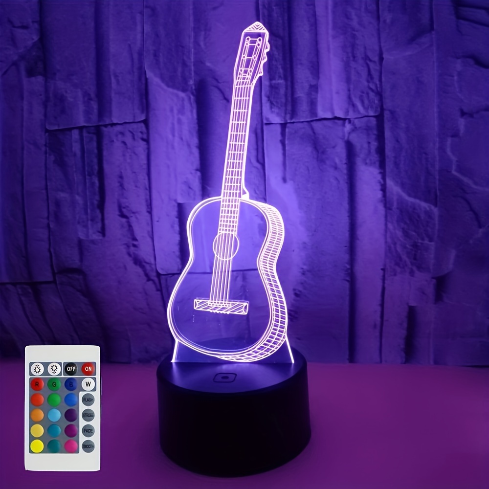 Lampe lumineuse LED Guitare électrique