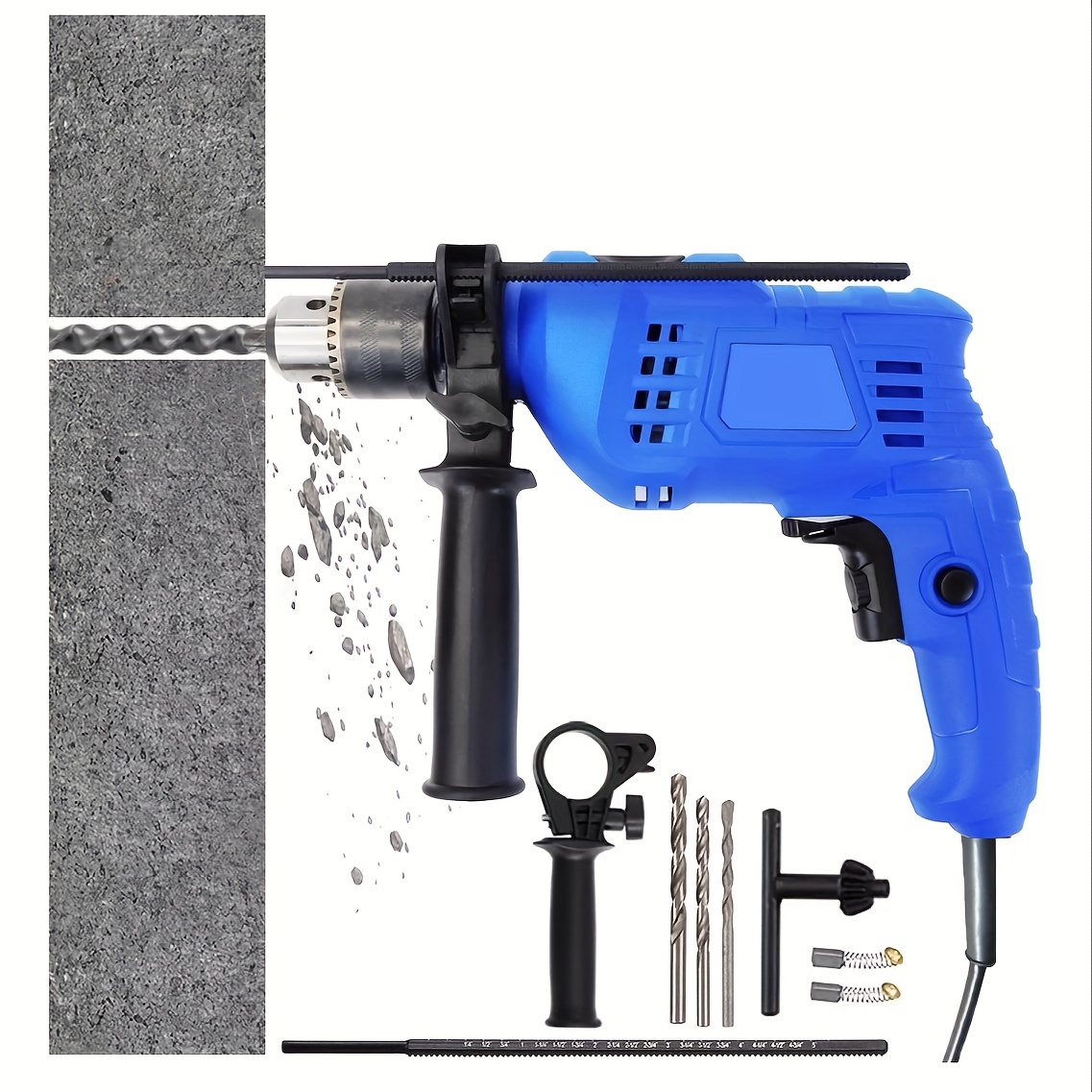 Impact Drill Corded Drill Electric Drill Electric Screwdriver Power Tool Power Tool Combination Multifunctional And Practical Electric Drill