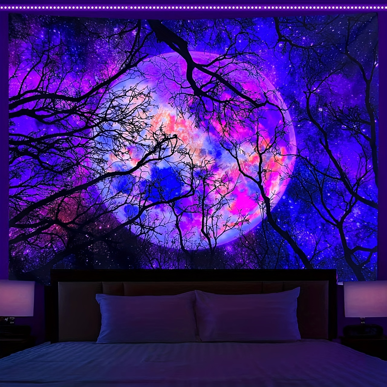  Mural de pared 3D de techo Planeta Universo Espacial, mural de  pared de fotos de estrellas galaxia, papel tapiz fotográfico para habitación  de niños, sala de estar, dormitorio, decoración de techo