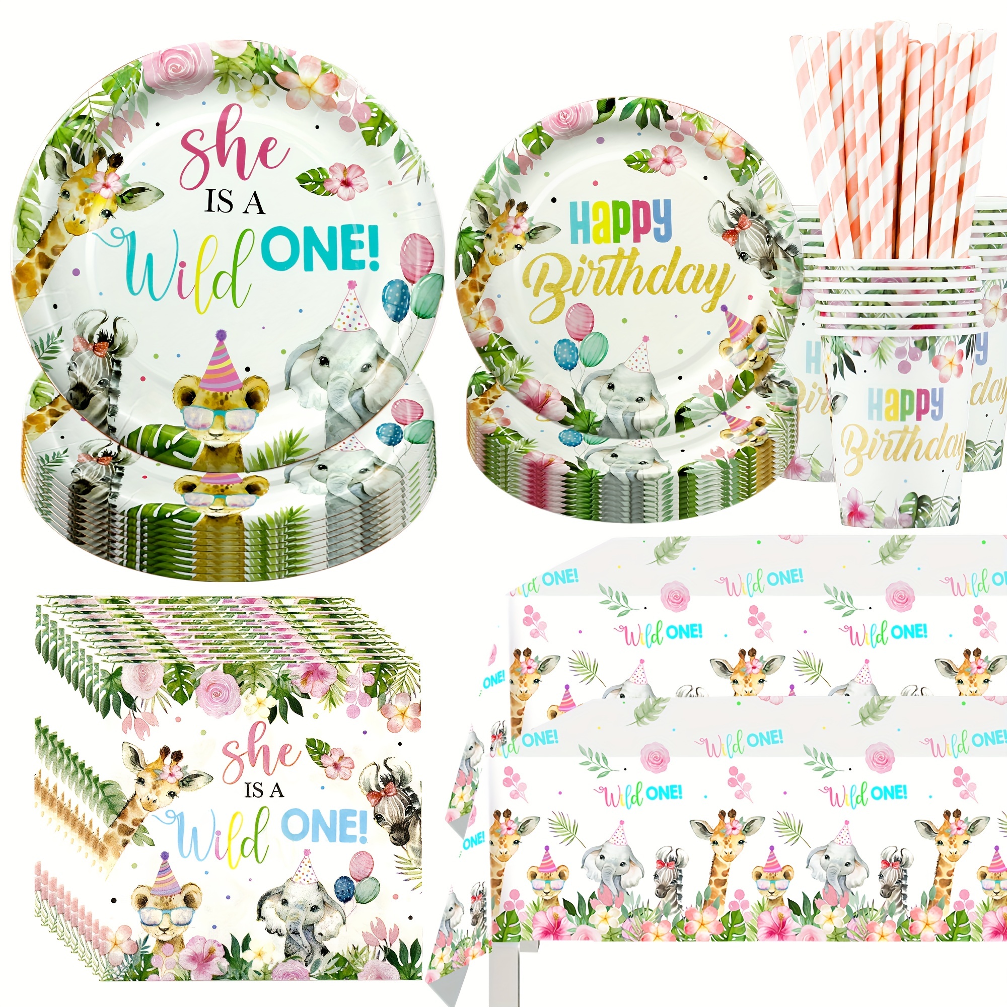 Set decoración de cumpleaños de 2 años decoración de segundo - Temu