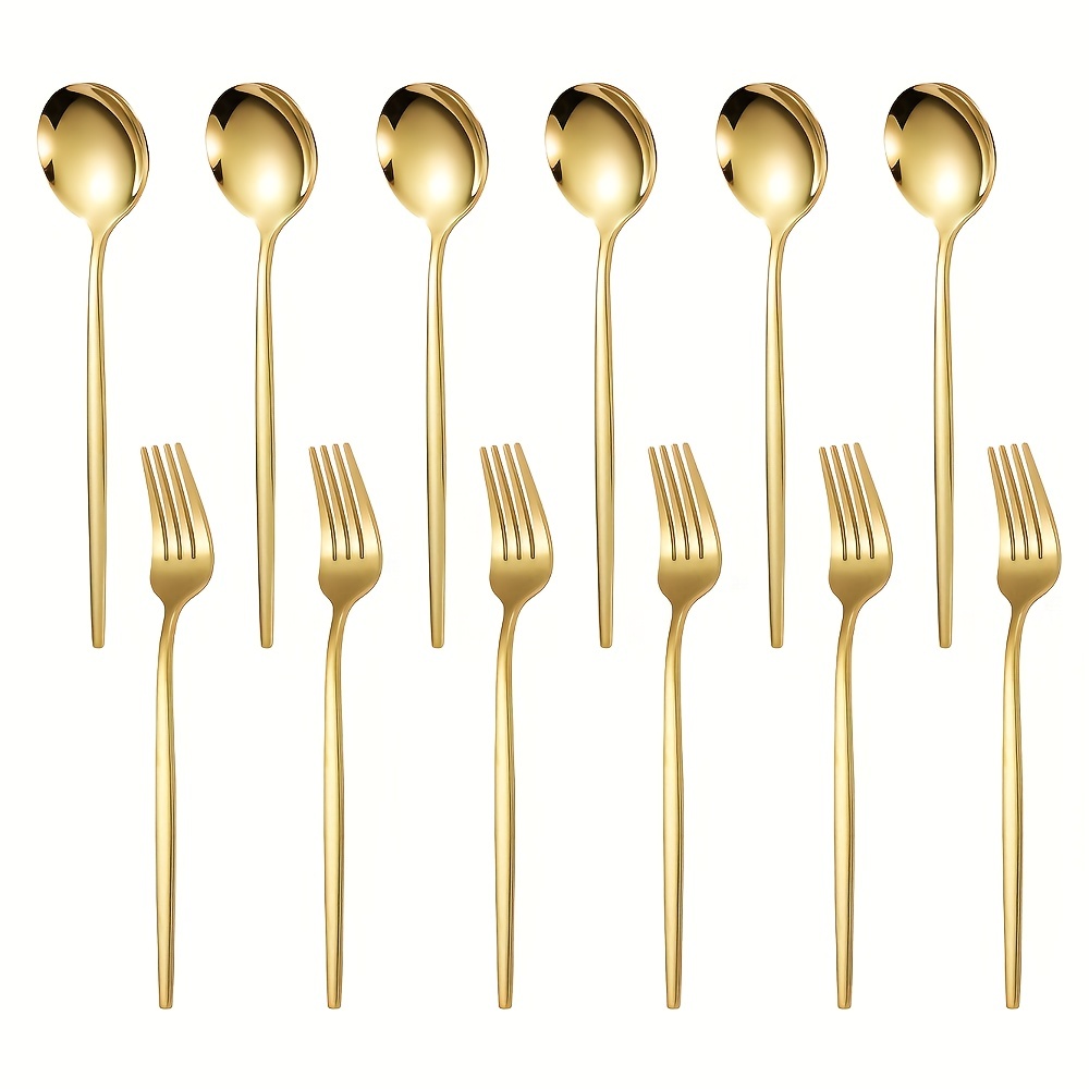 Unique Pearl Shape Cutlery Set With Ceramic Handles 304 - Temu