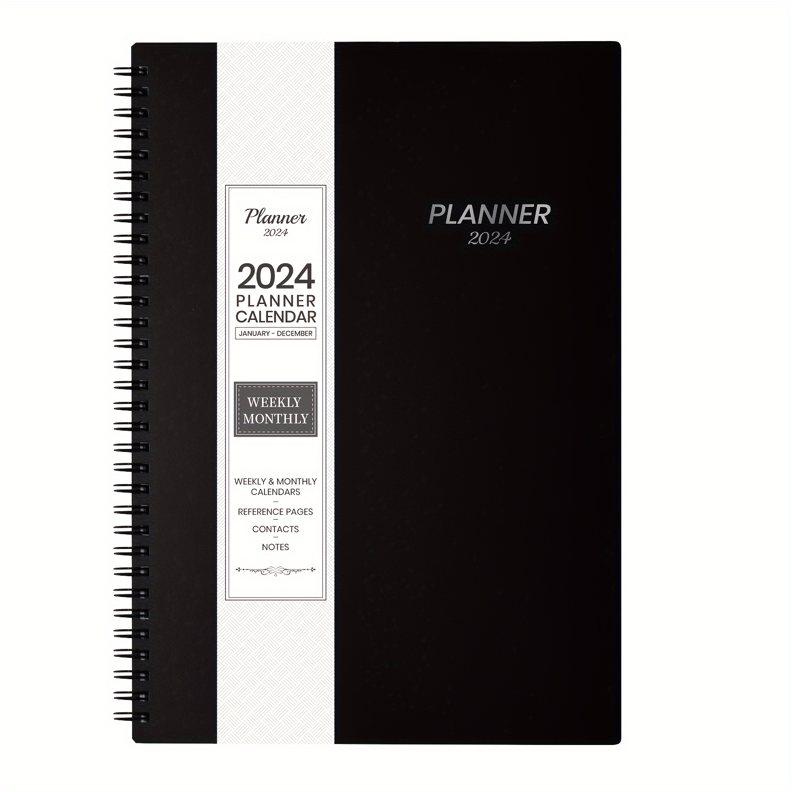 Premium 2024 A5 English Project 3d Cover Calendar Planner - Temu Italy