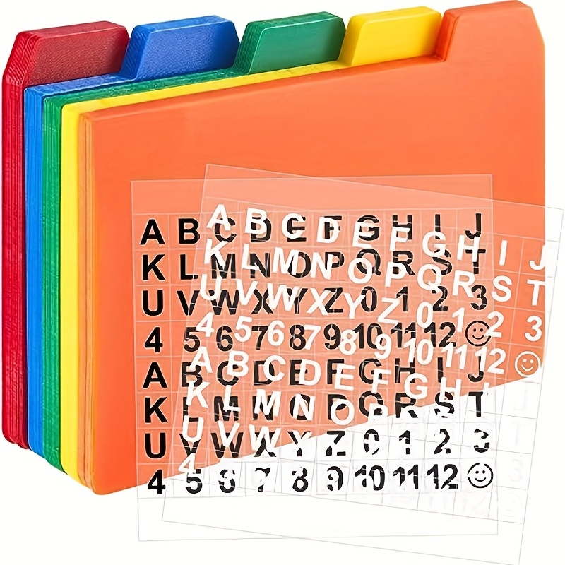 96 Pieces 4x6 Index Card Organizer Index Card Dividers with Tabs Blank  Index Cards Guide Colorful Note Cards with Alphabet Sticker for Business  Office School (96) : : Stationery & Office Products