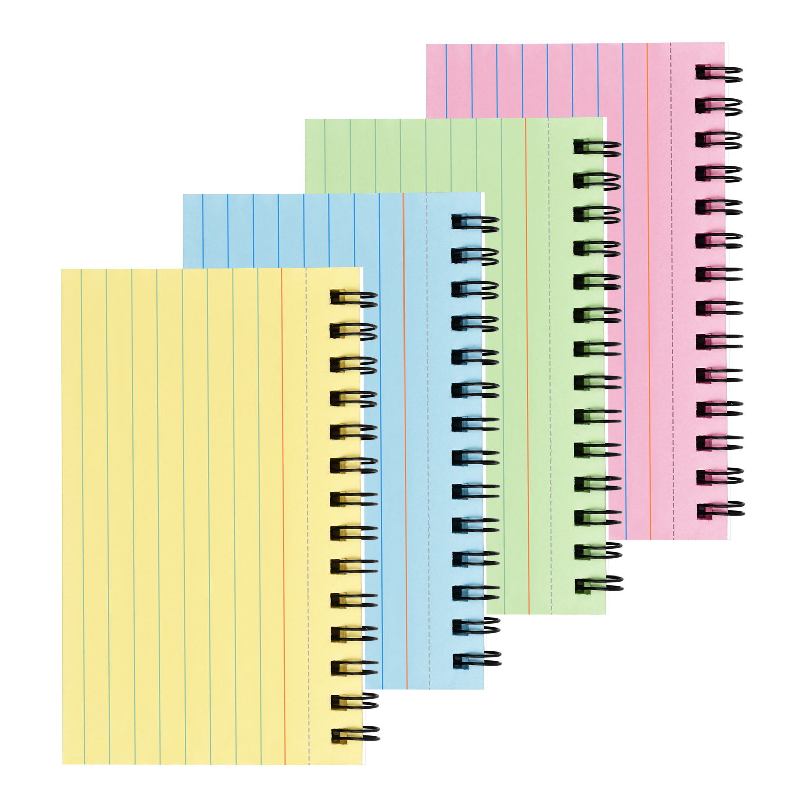 NEWEST 200 Pieces Index Cards, 3 x 5 Ruled Index Card with 4 Rings  Colored Flash Cards with Holes Both Sides Lined Index Cards Heavy Note  Cards for