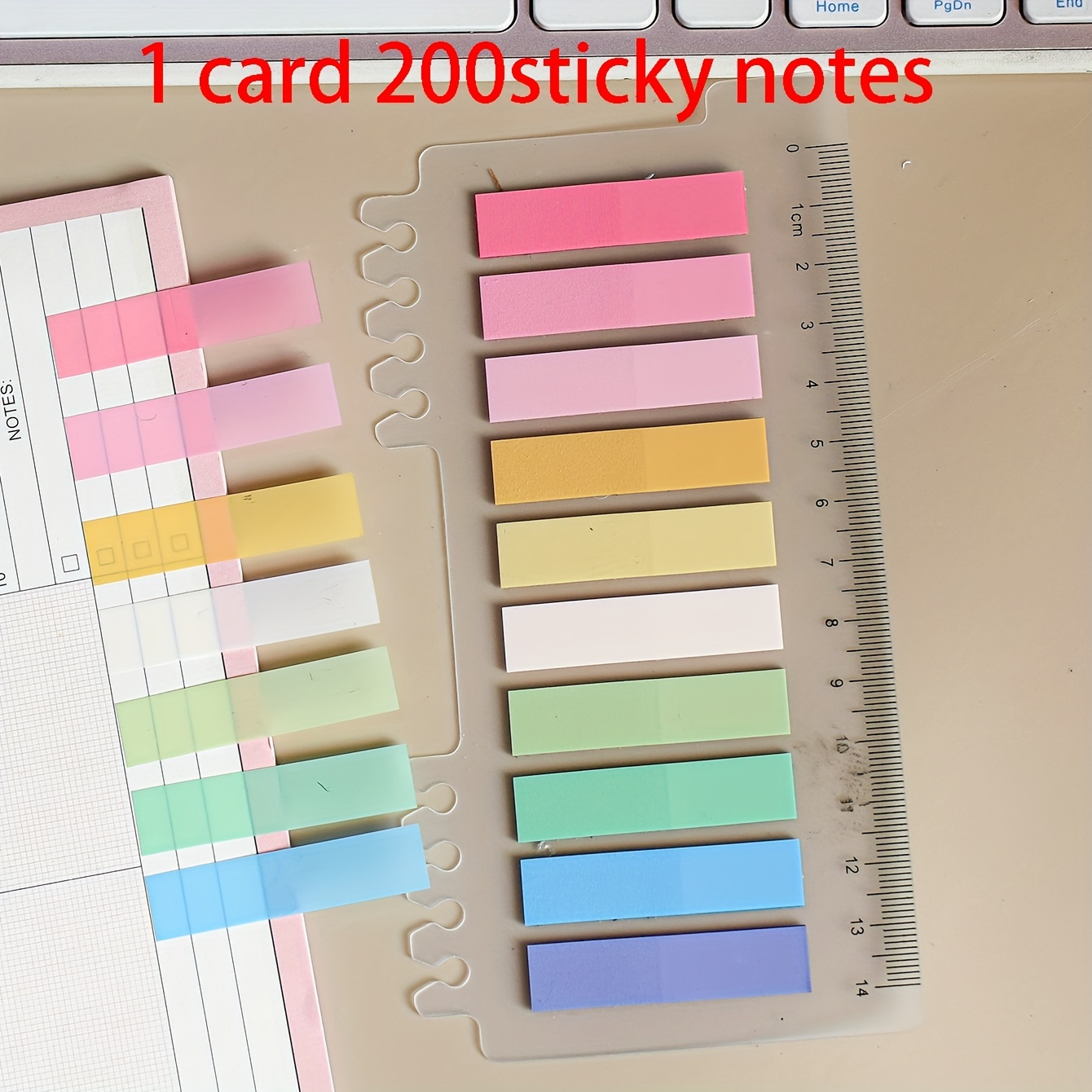 12/20/24/30pcs, Small Sticky Notes With 12 Colors, Mini Self-Adhesive Tiny  Note Pad Bulk,Tearable Note Box,Portable Student Note Marking Writing Memo
