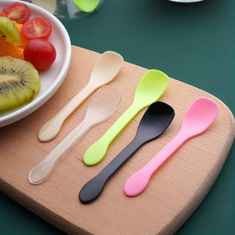 Food Grade Silicone Spoon Long Handle Dinner Spoon Drinking - Temu