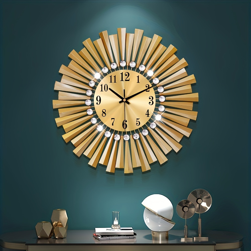 Reloj de pared para decoración de sala de estar, reloj de pared moderno,  reloj de pared creativo para decoración del hogar, relojes geométricos de