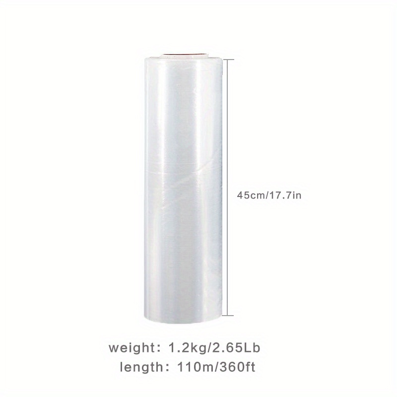 17.72inch Wrap Film Industrial Wrap Film PE Extended Packaging Plastic Film  Pe Stretch Film Protection Film