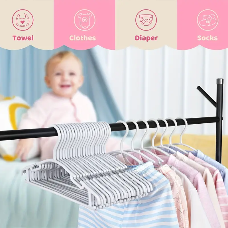 Gray Baby Hanger Baby Clothes Hangers Infant Hangers - Temu