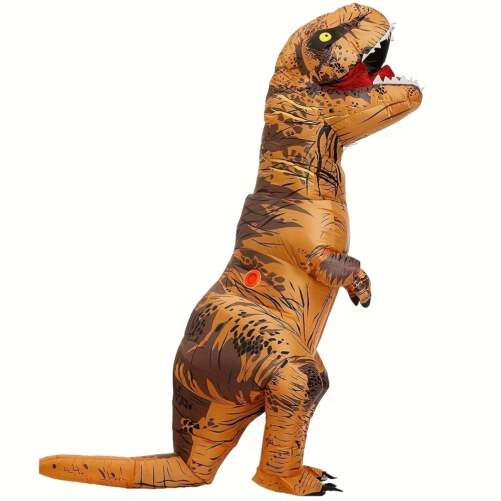 1pc, Tiranossauro Rex Verde Dinossauro Terno Família Pai Roupas Adulto  Roupas Infláveis ​​Halloween Dia