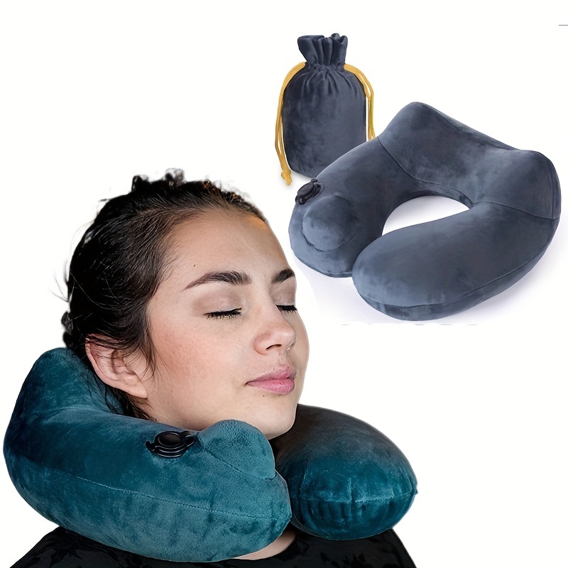 Inflatable Travel Pillow Multifunctional Body Pillow Lumbar Yoga Pillow  Travel P