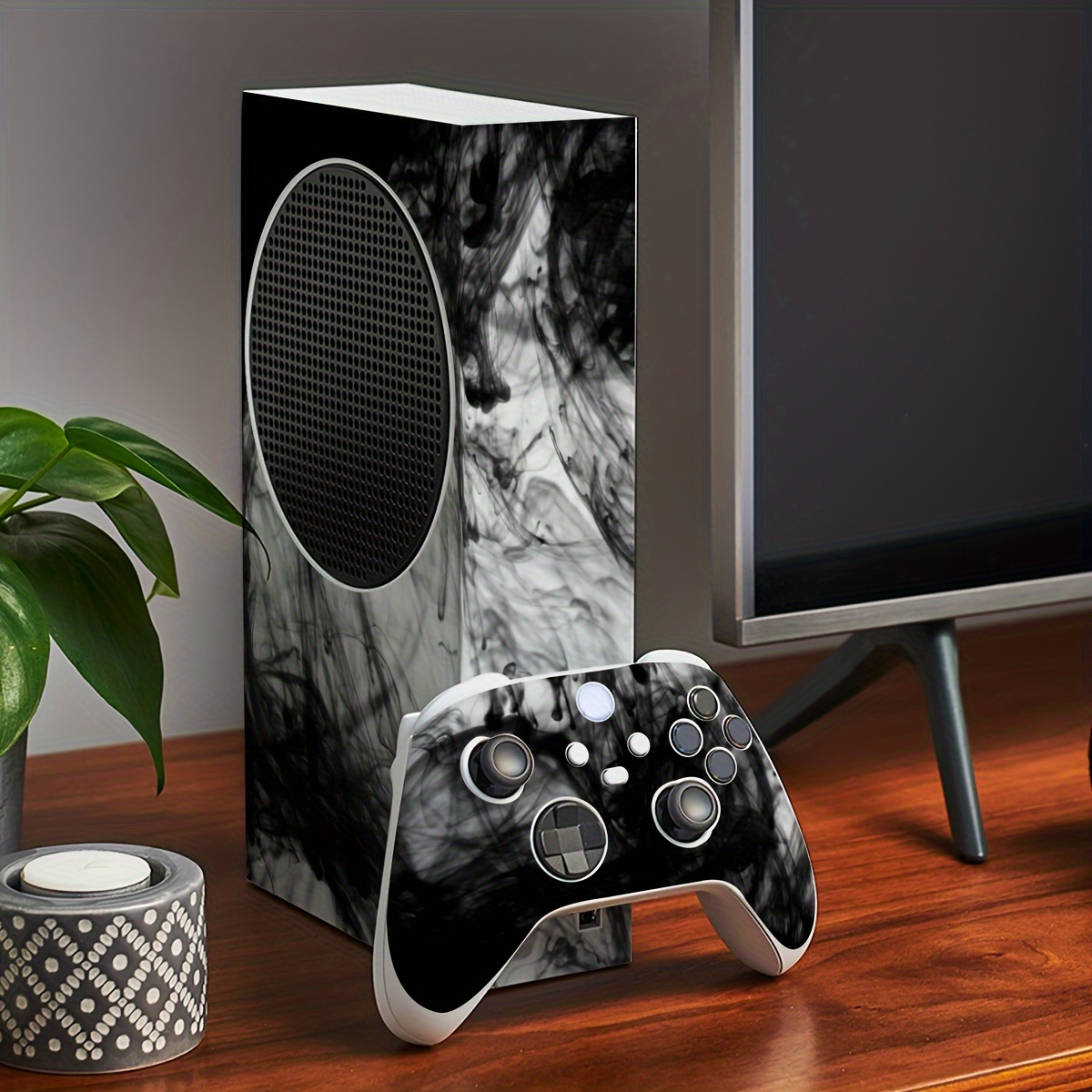 Set d'autocollants de skin de console - Convient pour Xbox Series X - 2x  autocollant