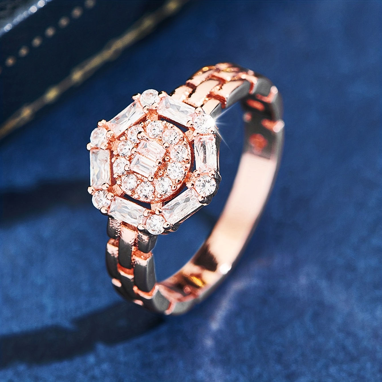 Rose Gold Rings - Temu