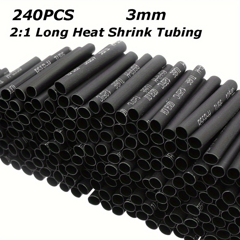 Heat Shrink Tubing Kit + 300W Mini Heat Gun for Shrink Tubing Shrink  Wrapping – 240pcs 3:1 Ratio Adhesive Lined Waterproof Heat Shrink Tubing  Marine