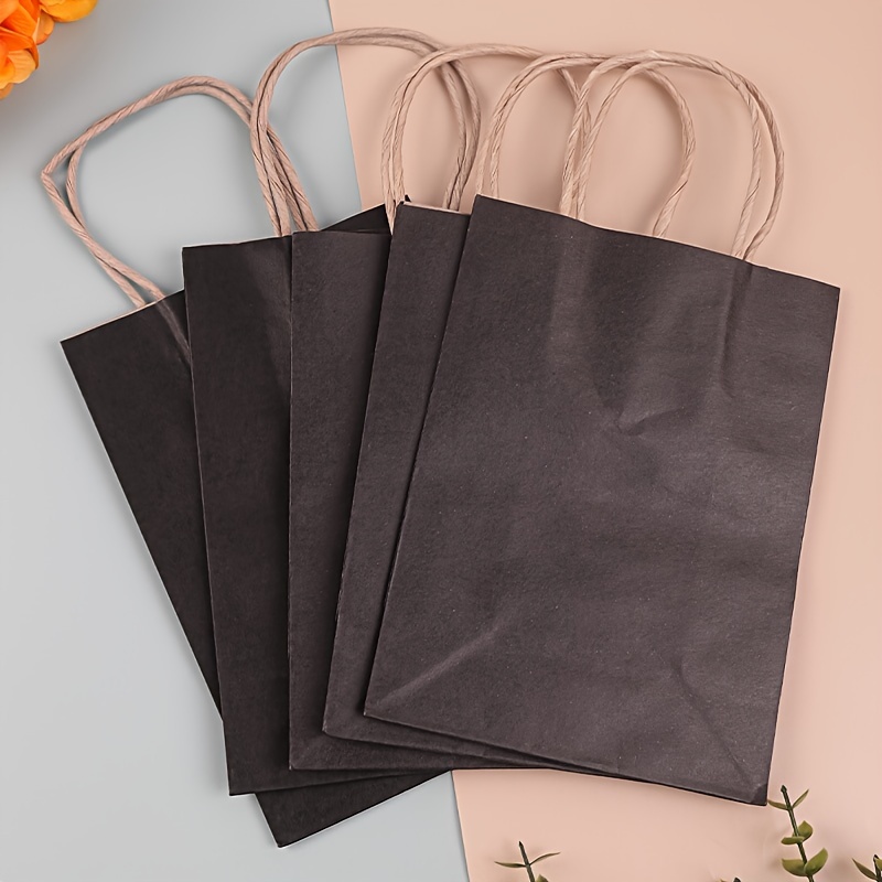 5pcs Plastic Packaging Bag, Minimalist Plain Packaging Bag For Home