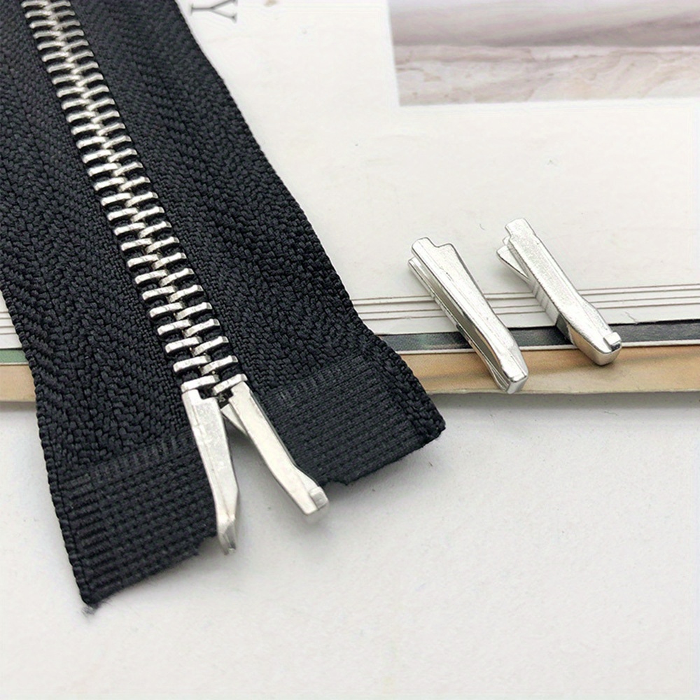 10 Sets 5# Metal Zipper Stoppers For DIY Repair Open End Zipper Accessories
