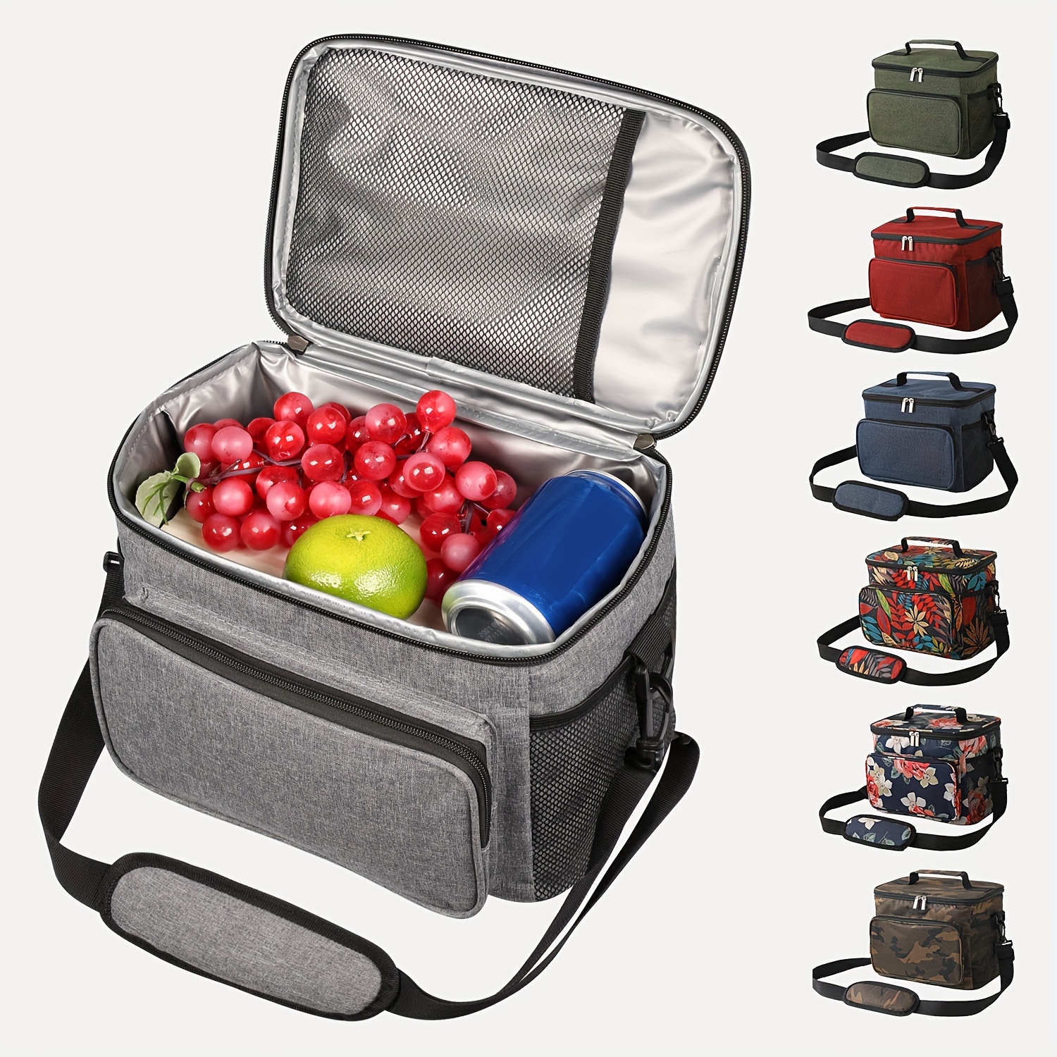 Hafmall Bolsa Termica Porta Alimentos para Mujer y Hombres, Bolsa Porta  Comida con Dos Compartimentos, Lunch Bag Trabajo, Azul Tiffany : :  Hogar y cocina