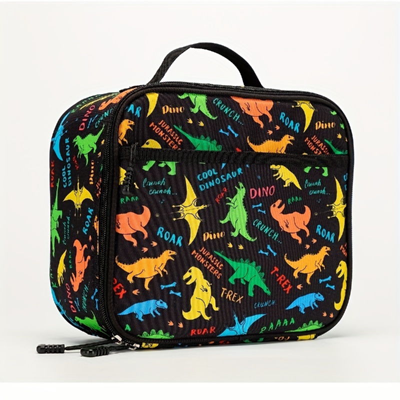 Lunch Bag Leopard Print Rainbow Aesthetic Lunch Box Trendy 