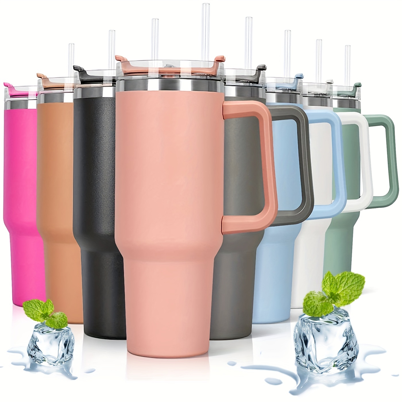 Flash Pulver Stroh Tasse Glitzer Getränke tasse wieder verwendbare