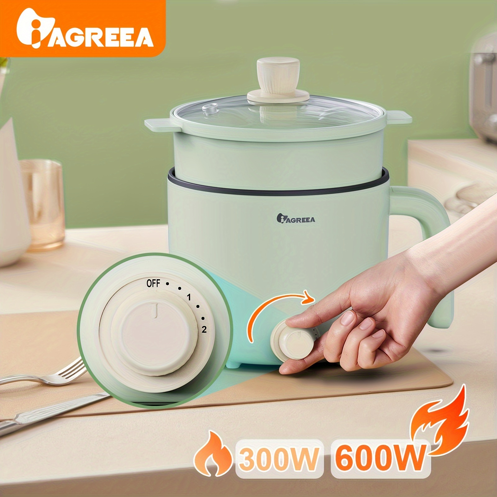 Bear Rice Cooker 2 Cups Uncooked Small Rice Cooker Steamer - Temu