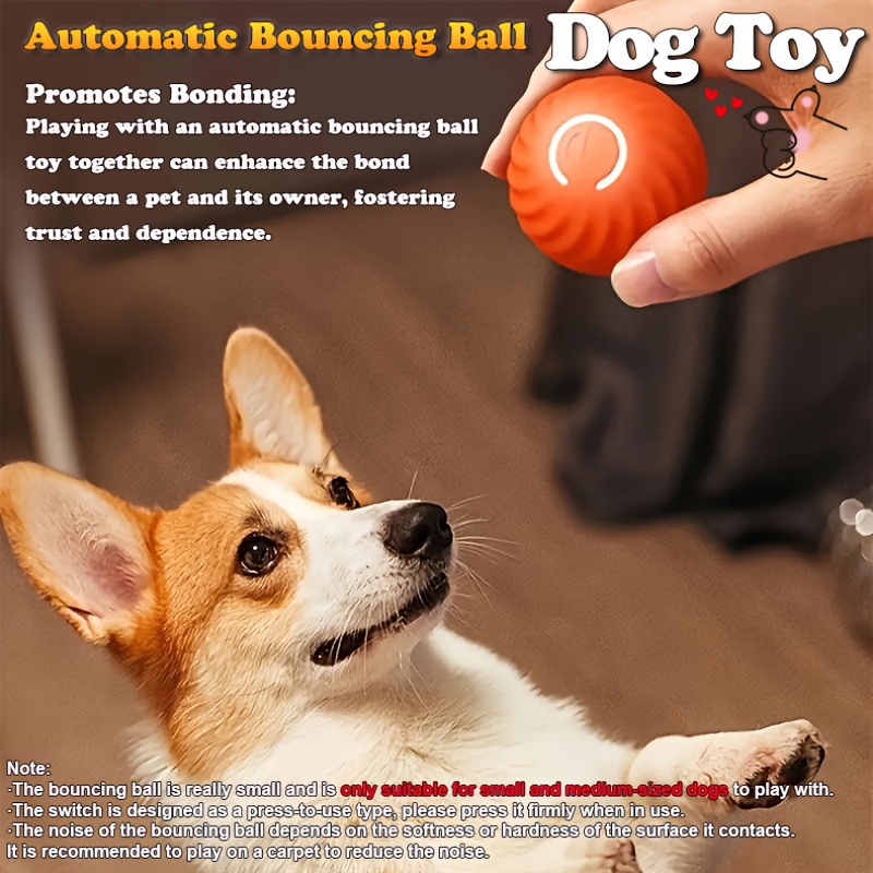 Comprar Pelota para perro, juguete interactivo para cachorros, gatos,  mascotas, juguete rodante, Control remoto, bola que rebota autogiratoria  LED