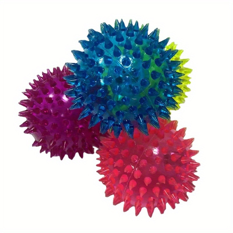 Paquete de 2 bolas para perros de 3.14 pulgadas, pelota interactiva de  juguetes para perros, pelota de juguetes chirriantes para perros, bola de