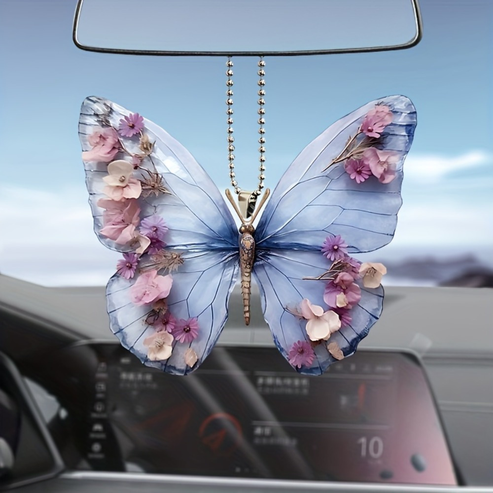 2/4pcs Diseño Mariposa Elegante Alfombra Goma Delantera - Temu