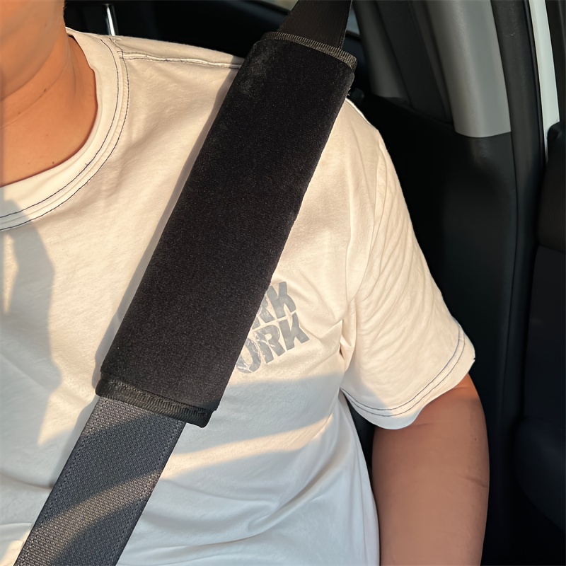 Universal Car Seat Belt Cover Adjustable Plush Car Safety - Temu