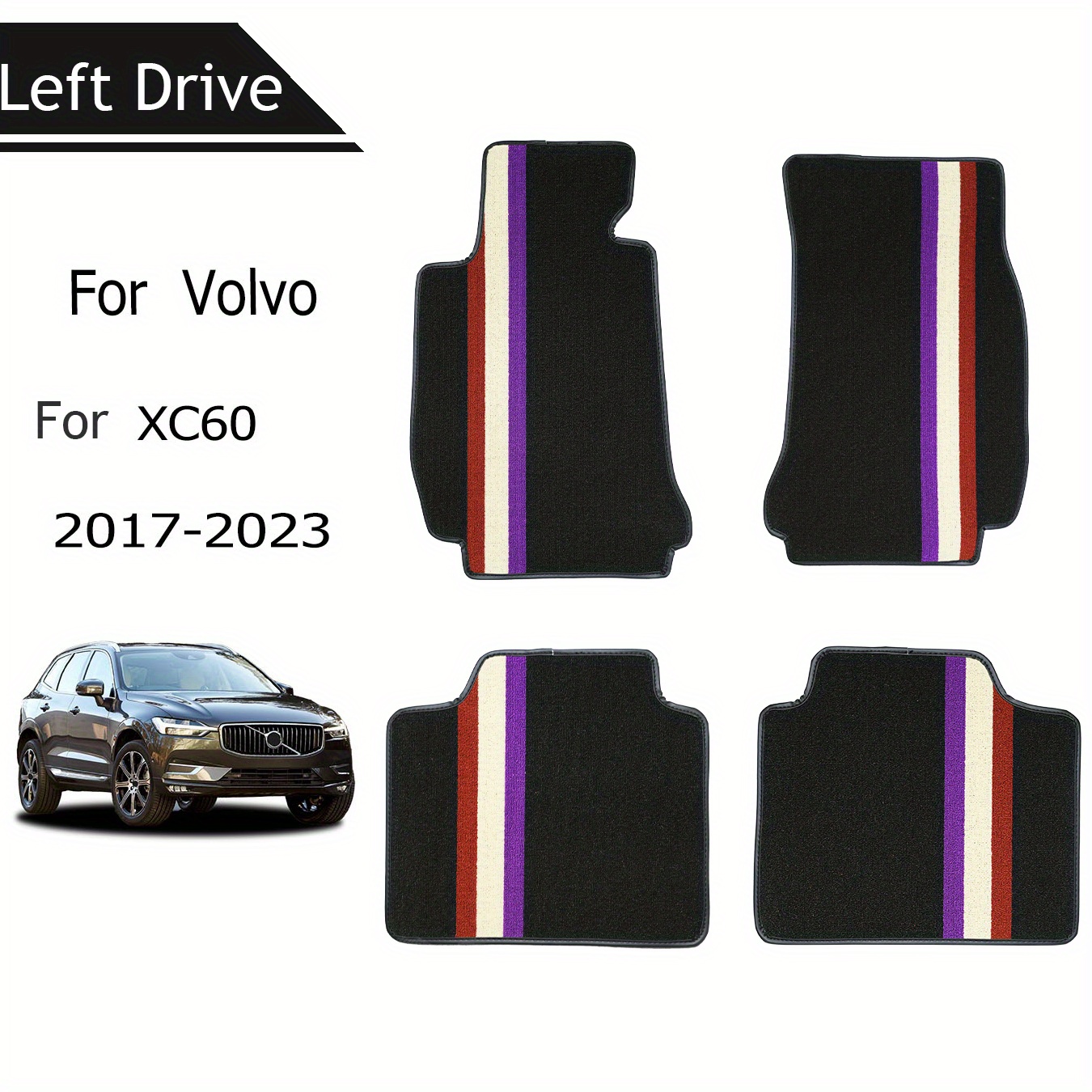 Hochwertige Auto Gummifußmatten passend für VOLVO V60, XC60