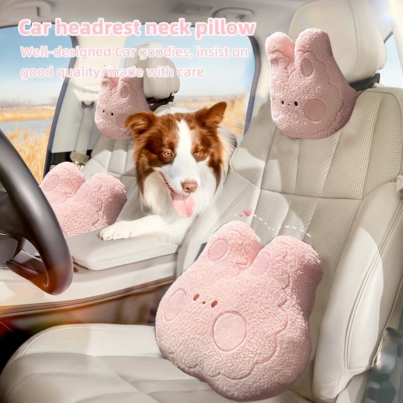 Happy Bear Head Memory Foam Bone Shaped Car Seat - Temu
