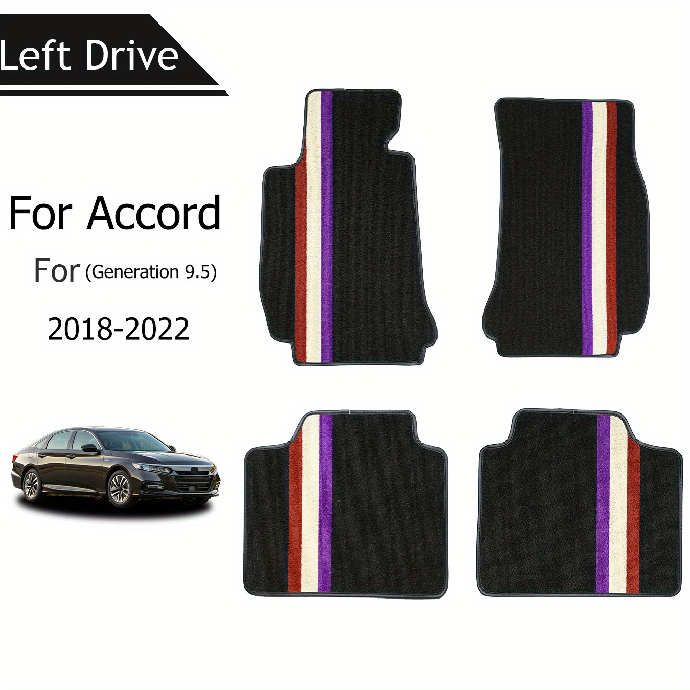 Auto-Fußmatten Für Honda Accord Civic CR Fit HR Insight Odyssey