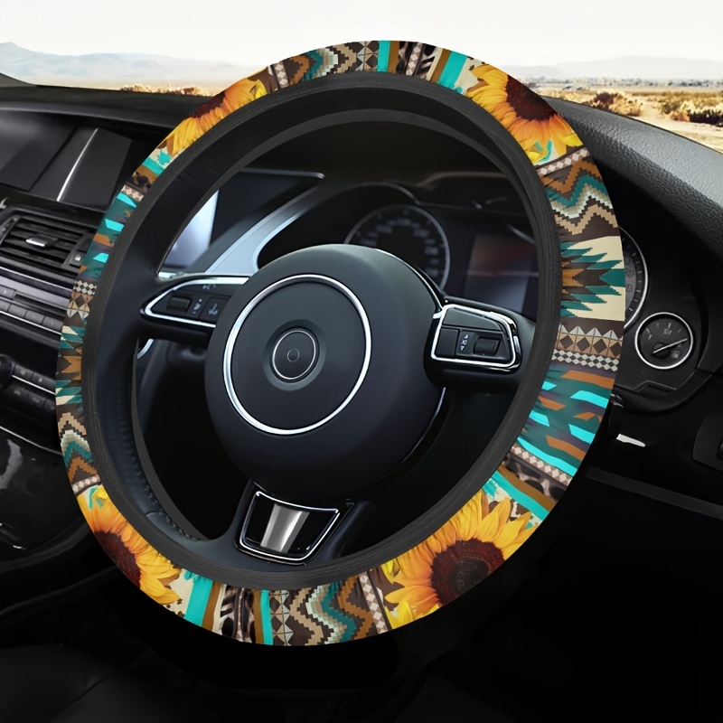 Boho Car Accessories for Women Interior Cute Set Universal Hippie Gear  Shift Cover
