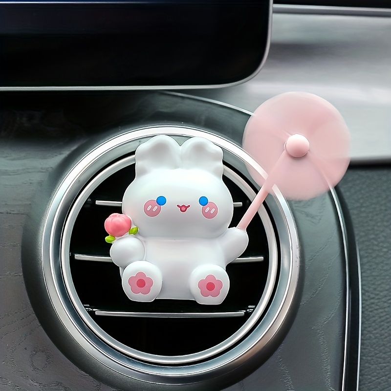 Cute Mini Daisy / Rabbit Design Car Center Console / Window - Temu