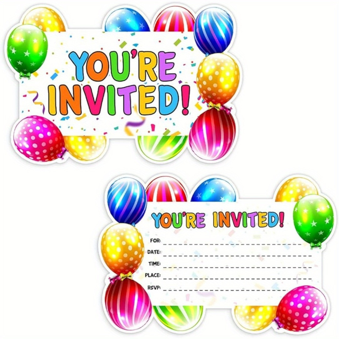 Cartes d'invitation d'anniversaire Mario, cartes d'invitation pour fête d'anniversaire  Mario pour enfants Fournitures de fête d'anniversaire Mario (16 enveloppes)  : : Jeux et Jouets