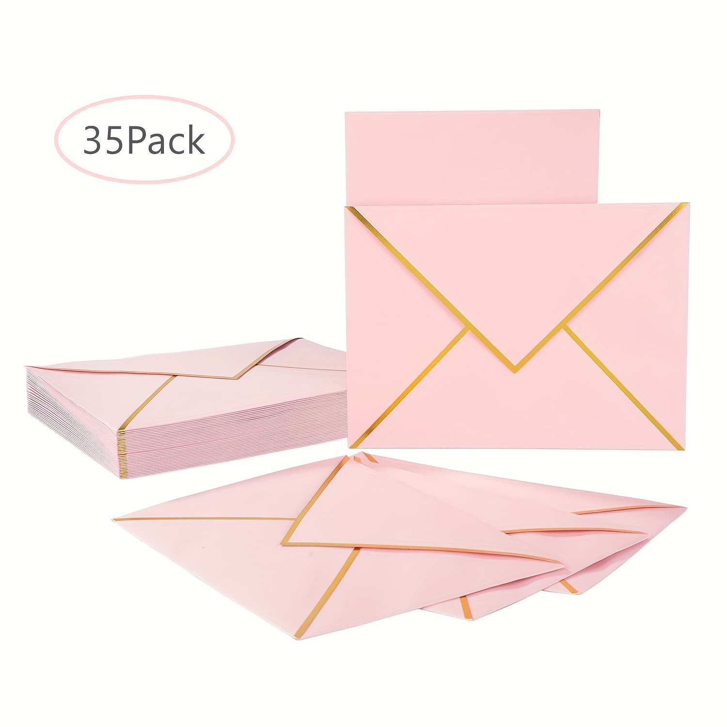  500 Pack 5 x 7 Inch A7 Envelopes Invitation Envelopes Wedding  Envelopes Greeting Card Envelopes for Weddings Graduations Baby Shower  Photos Mailing Postcards (Black) : Office Products