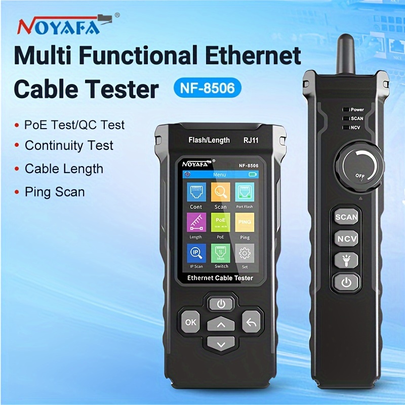 Optimal Shop Network Cable Tester Test Tool RJ45 RJ11 RJ12 CAT5 CAT6 UTP  USB LAN Wire Ethernet: : Industrial & Scientific